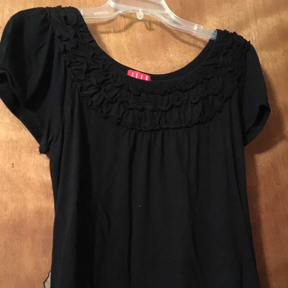 Black casual top